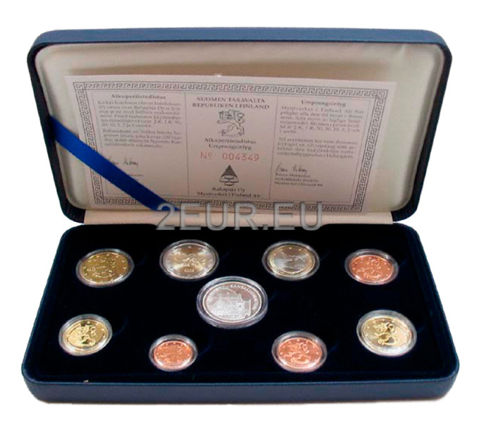 Finland Euromuntset  PROOF 2002