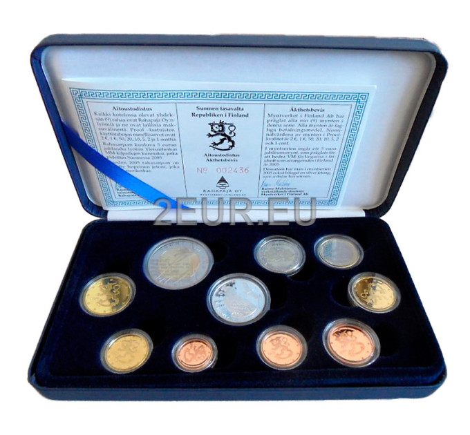 Finland Euromuntset  PROOF 2005