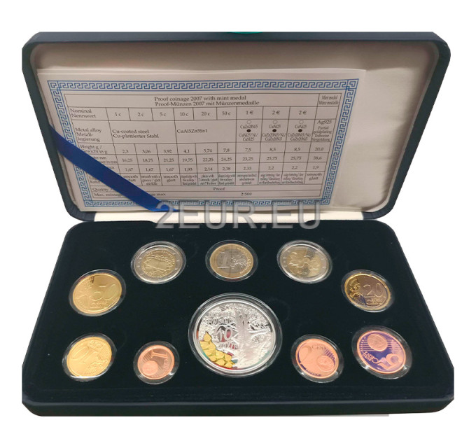Finland Euromuntset  PROOF 2007