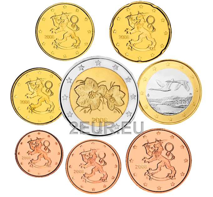 Finland UNC 2008 - Euromuntset  