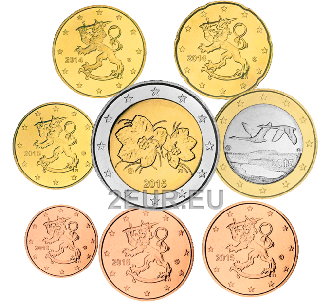 Finland UNC 2015 - Euromuntset  