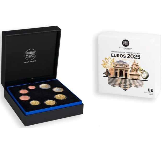 Frankrijk PROOF set 2025 - Set euromunten