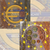 Frankrijk BU set 2001 - Set euromunten