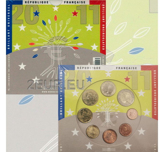 Frankrijk BU set 2011 - Set euromunten
