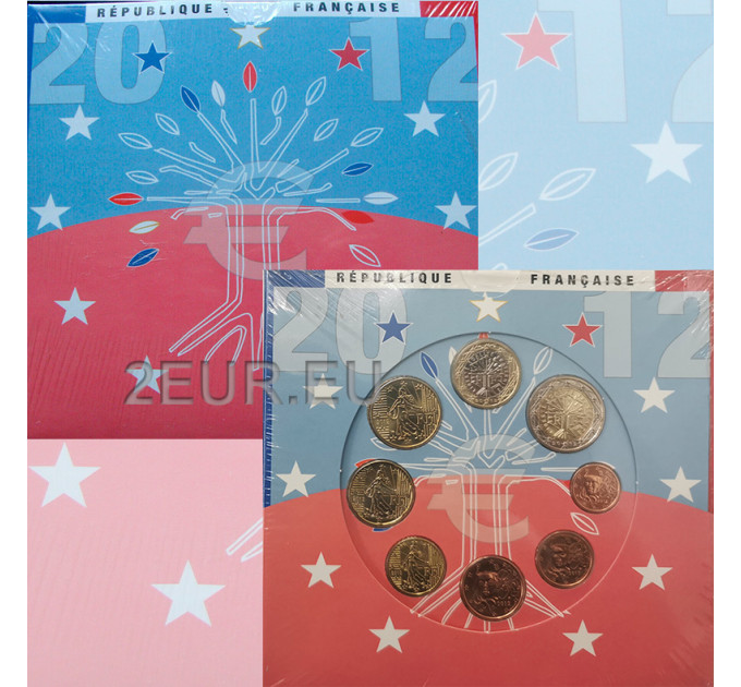 Frankrijk BU set 2012 - Set euromunten
