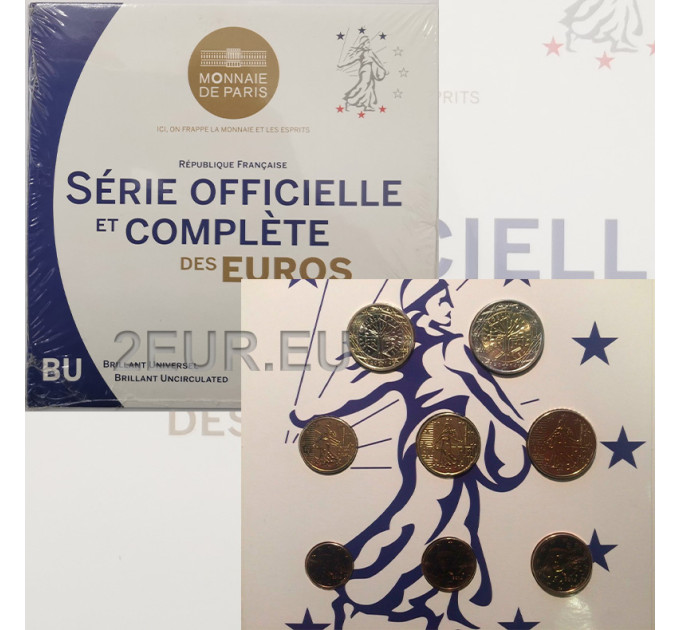 Frankrijk BU set 2014 - Set euromunten