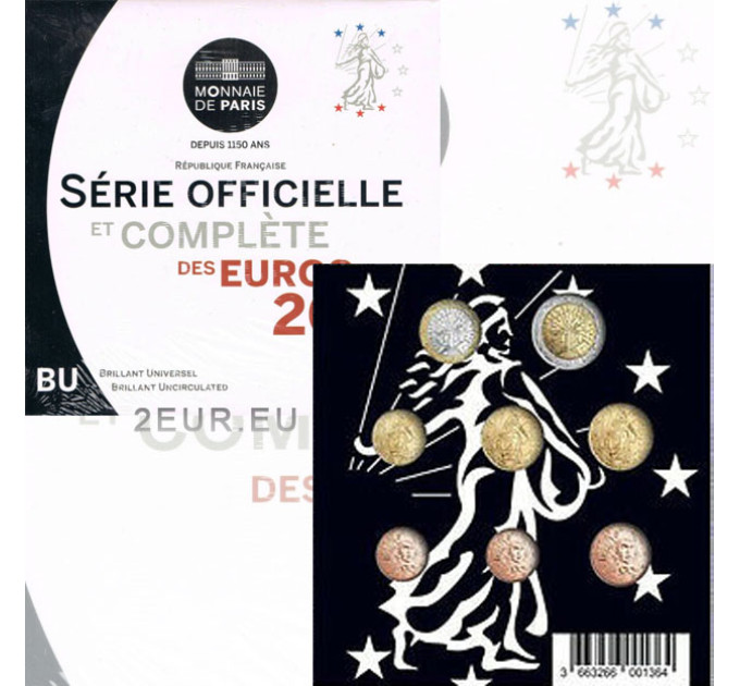 Frankrijk BU set 2016 - Set euromunten