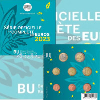 Frankrijk BU set 2023 - Set euromunten Frankrijk BU set 2023 - Set euromunten