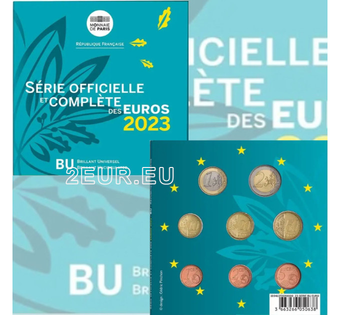 Frankrijk BU set 2023 - Set euromunten