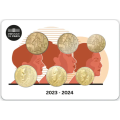 Frankrijk BU set 2024 - Set euromunten - NIEUWE NATIONALE KANTEN