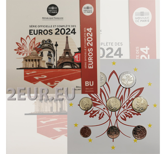 Frankrijk BU set 2024 - Set euromunten