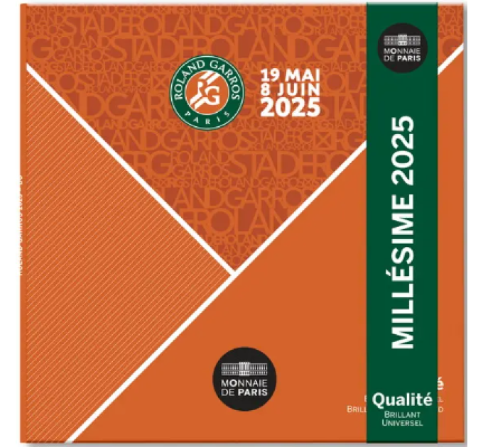 Frankrijk BU set 2025 - Roland Garros
