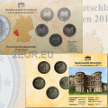Duitsland 2 Euromuntset  BU 2017 - Rijnland-Palts - ADFGJ
