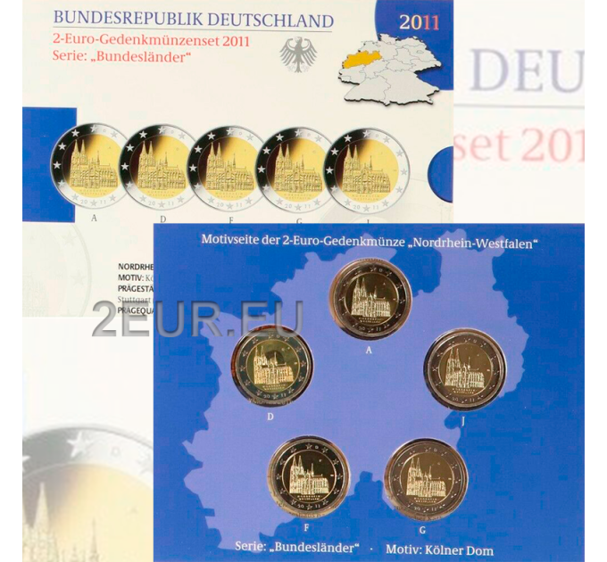 Duitsland 2 euro proof 2011 - Noordrijn-Westfalen