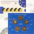 Duitsland 2 euro proof 2012 - 10 jaar eurocontant geld