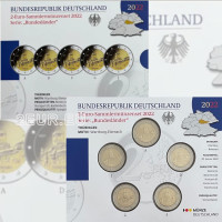 Duitsland 2 euro proof 2022 - Thüringen. Kasteel Wartburg