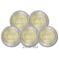 Duitsland 2 euro UNC 2007 - 50 Jaar Verdrag van Rome - ADFGJ