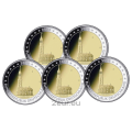 Duitsland 2 euro UNC 2008 - Hamburg - St. Michaeliskerk - ADFGJ