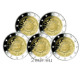 Duitsland 2 euro UNC 2012 - 10 jaar Euro Cash - ADFGJ