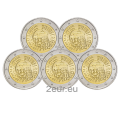 Duitsland 2 euro UNC 2015 - 25 jaar Duitse eenheid - ADFGJ