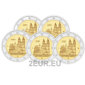 Duitsland 2 euro UNC 2021 - Saksen-Anhalt - Kathedraal van Magdeburg - ADFGJ