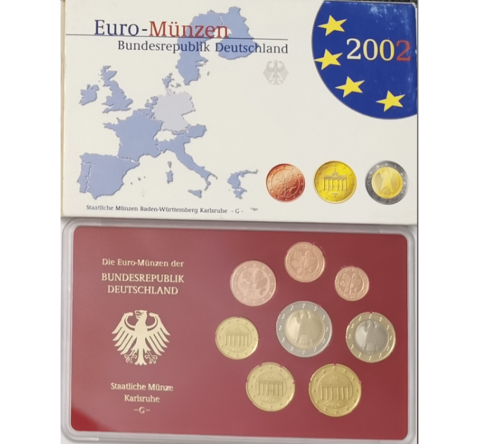 DUITSLAND SETPROOF 2002 - G