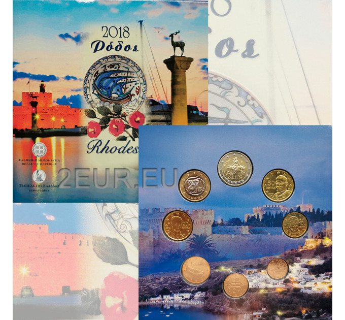 Griekenland euroset BU 2018 - euroset BU - Rhodos
