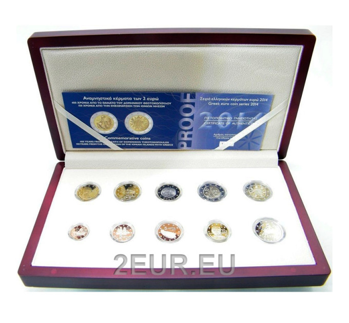 Greece 2014 - Euro set proof
