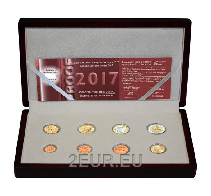 Greece 2017 - Euro set proof