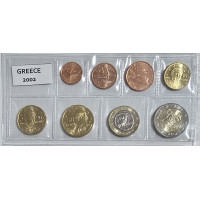 Griekenland euro set UNC 2002