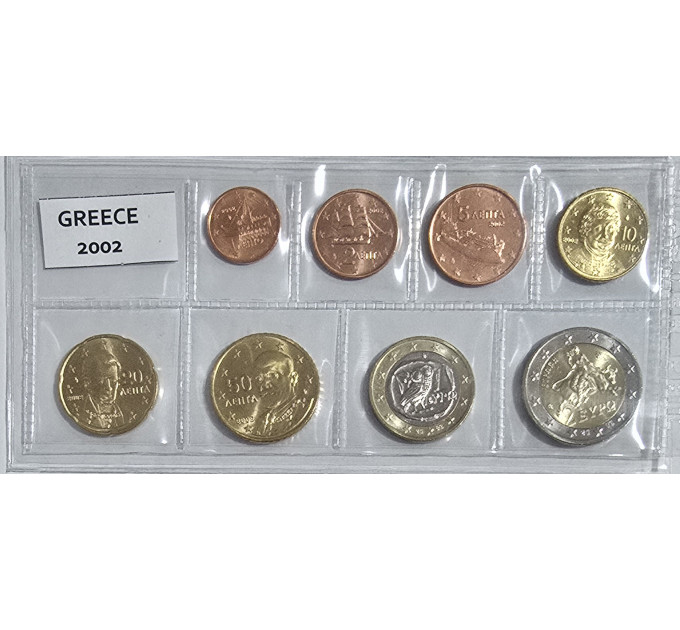 Griekenland euro set UNC 2002