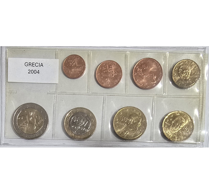 Griekenland euro set UNC 2004