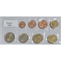 Griekenland euro set UNC 2005