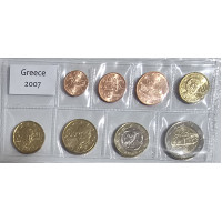 Griekenland euro set UNC 2007