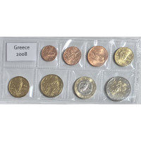 Griekenland euro set UNC 2008