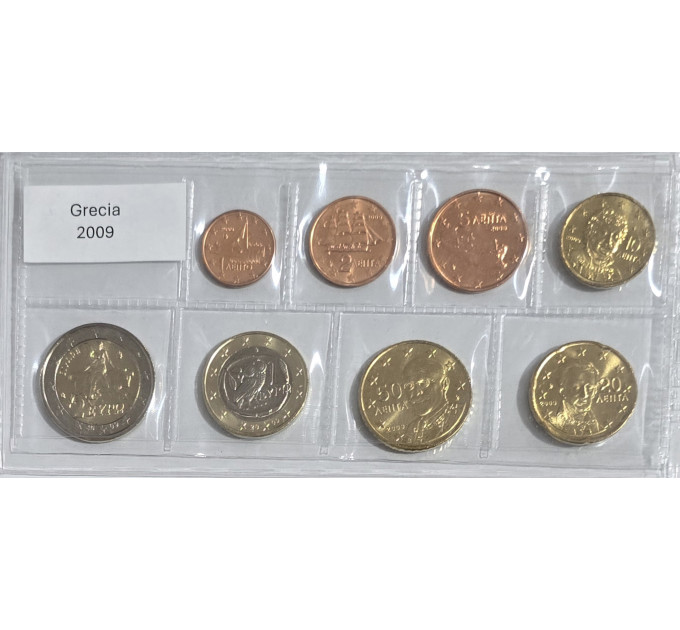 Griekenland euro set UNC 2009