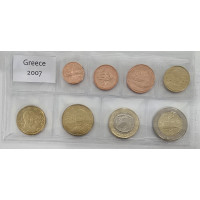 Griekenland euro set UNC 2007