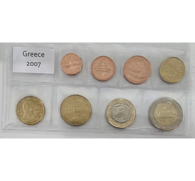 Griekenland euro set UNC 2007