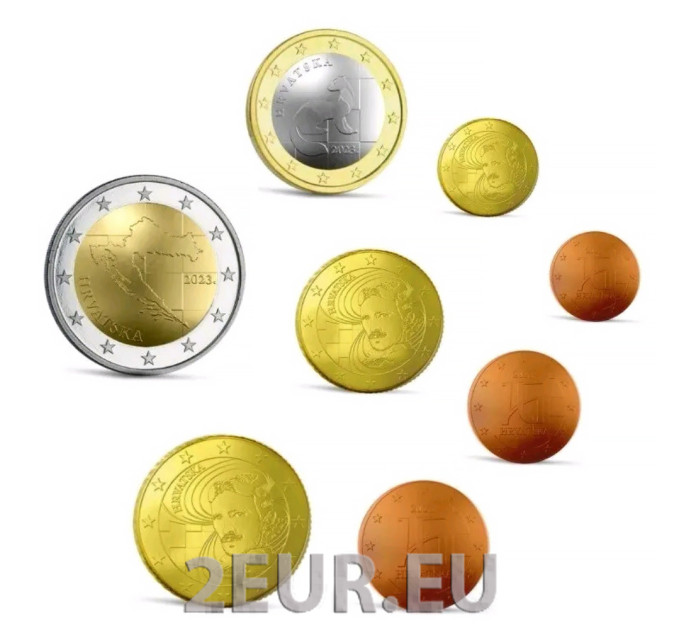 Kroatië euro set UNC 2023