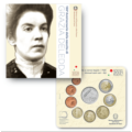 Italië 2021 - Euro Set BU + zilver - Grazia Deledda