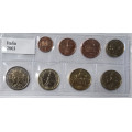 Italië euro set UNC 2004