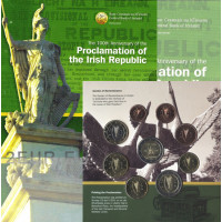 Ierland euroset BU 2016 - Proclamatie van de Ierse Republiek - 100 jaar sinds de Paasopstand van 1916 in Ierland