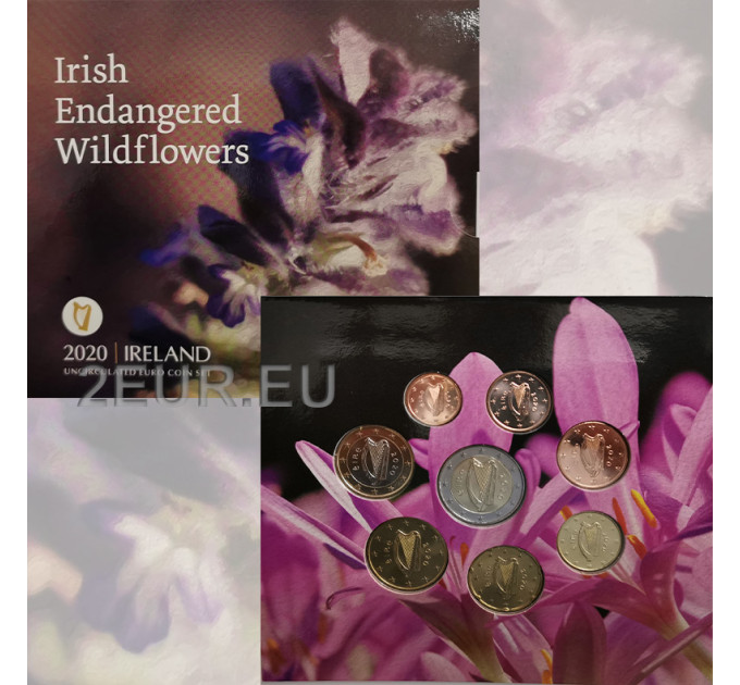 Ierland euroset BU 2020 - Bedreigde Ierse wilde bloemen