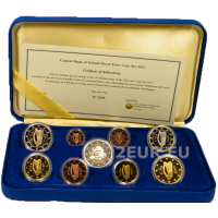 Ierland euro set proof 2012 - TIEN JAAR EURO