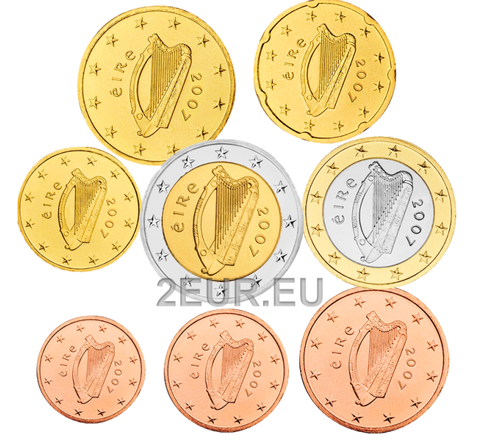 Ierland 2007 - Euro set UNC