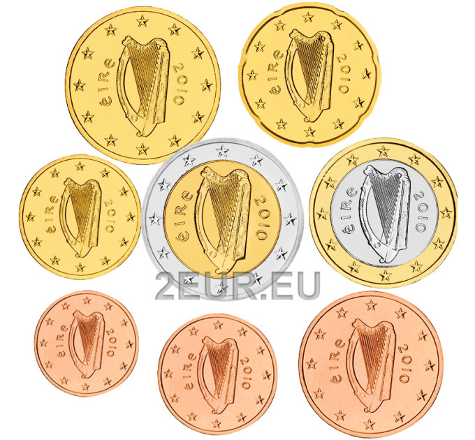 Ierland 2010 - Euro set UNC