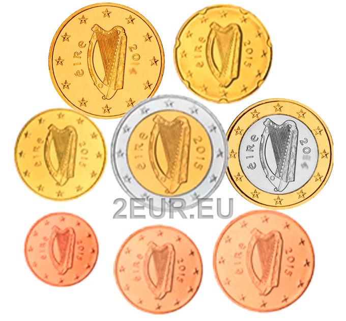 Ireland 2015 - Euro coin set UNC