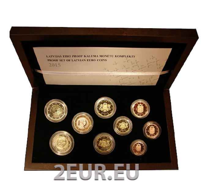 Letland 2015 - Euroset PROOF - Lets voorzitterschap van de Raad van de EU