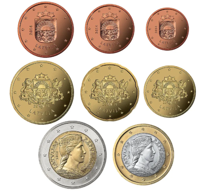 Letland 2014 - Euroset UNC