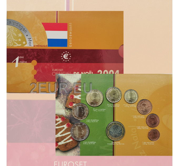 Luxemburg 2004 - Euro set BU